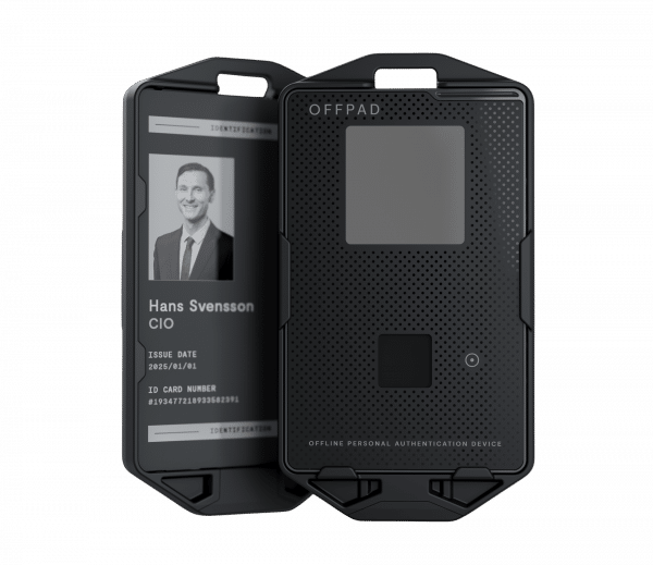 OFFPAD+ - clé biométrique FIDO2 sans mot de passe (BLE, NFC, USB-C)
