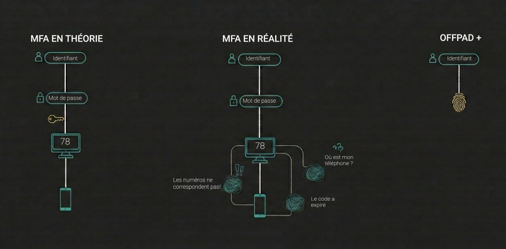 efficacité du système d'authentification offpad par Pone Biometric
